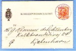 Stemplet LAURBJERG, sendt til Hr. G. Honnes de Lichtenberg i KJØBENHAVN. Angiveligt sendt i perioden 1907 - 1913