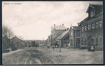 Et gammelt postkort - formodentlig fra før 1910 som viser den nederste del af Bredgade mod stationen. Det ser ikke ud som om at Posthuset er opført, hvilket betyder det er taget før 1908
