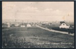 Den lange Bredgade taget fra Gl. Langaa ned mod Langaa Stationsby. En påskehilsen afsendt den 15.4.1911 fra LANGAA til AARHUS