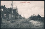 Pænt postkort fra Bredgade i Langå set fra Hotellet og op. Stemplet FAARVANG den 22.12.1910