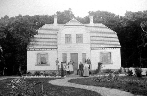 Jens Peder Christensens villa Egeløkke i Laurbjerg(Vesterled 13) ca. 1910
